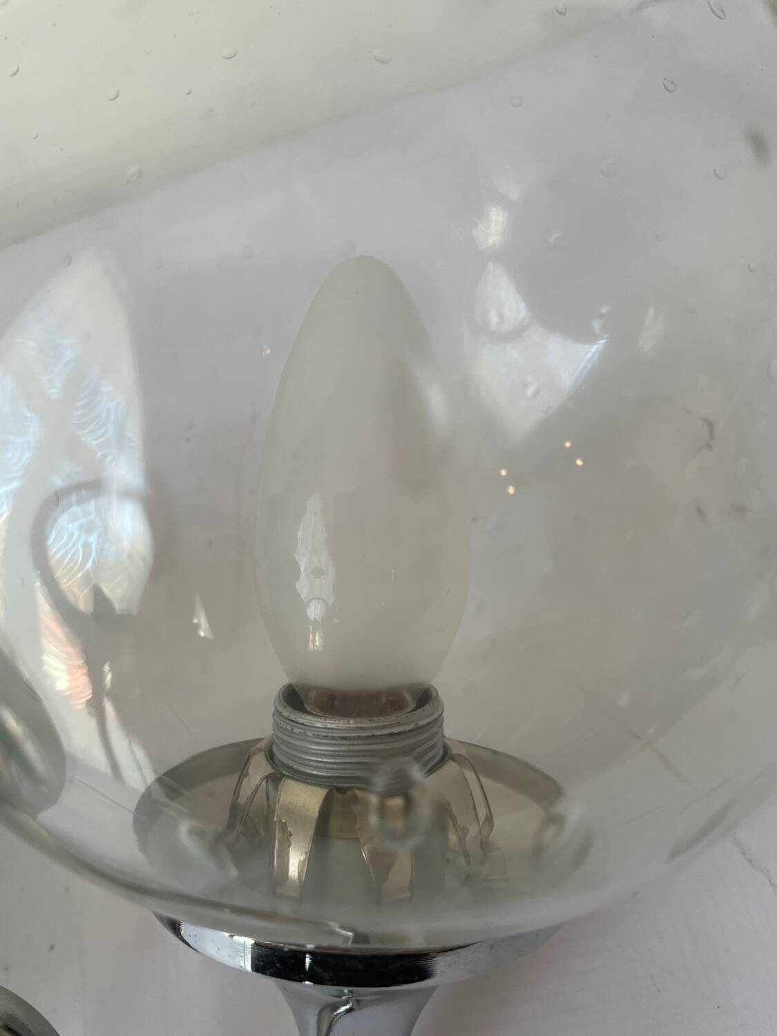 Pair of 60s/70s wall lights