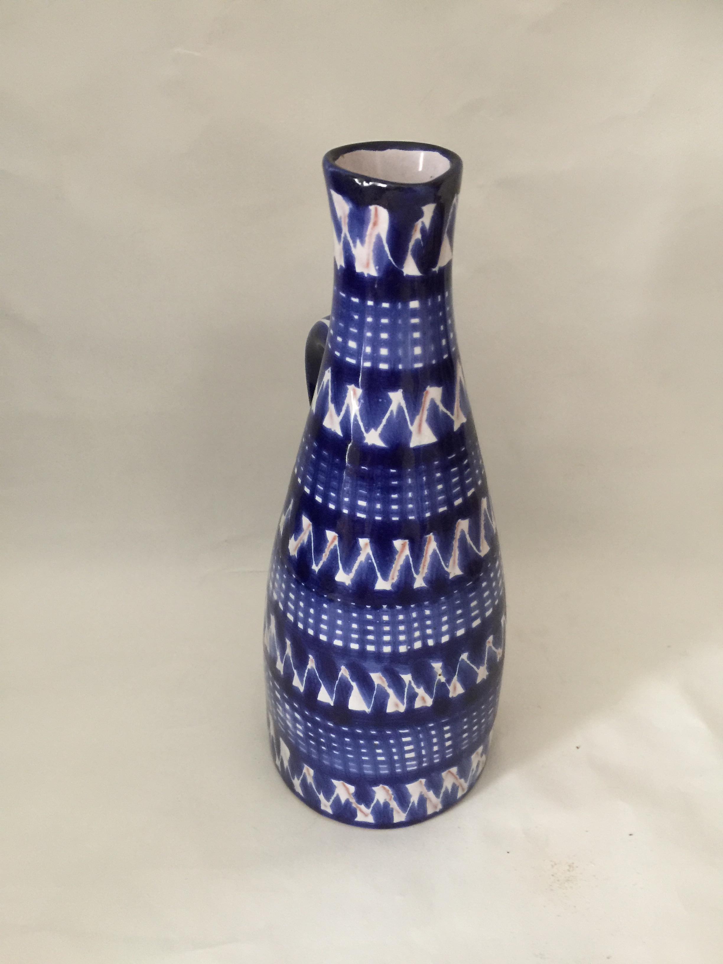 Vase Robert Picault bleu Selency