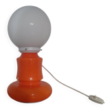 Italian glass standard lamp, 1970s