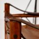 Hungarian calf leather lounge chair