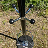 Vintage 1980s freestanding coat rack