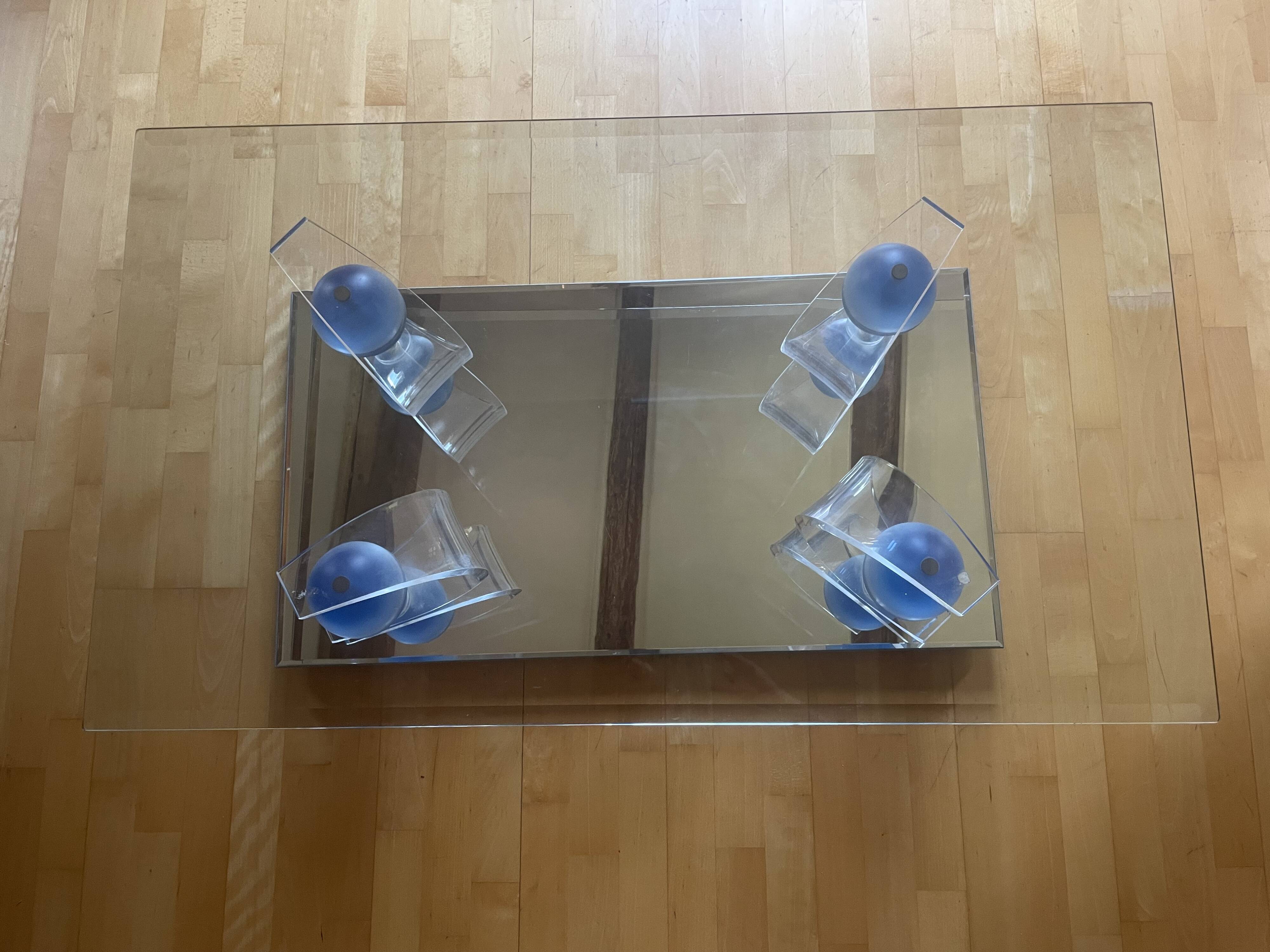 glass coffee table Ligne Roset