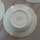 4 old English soup plates