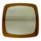 Double mirrors stacked vintage design, France, 1970s