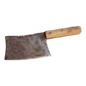 Ancienne feuille de boucher / hachoir