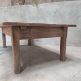 Grande table basse de ferme