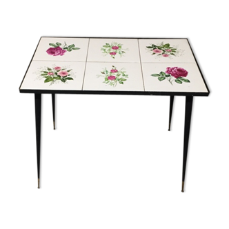 Table d'appoint vintage en céramique années 1960s
