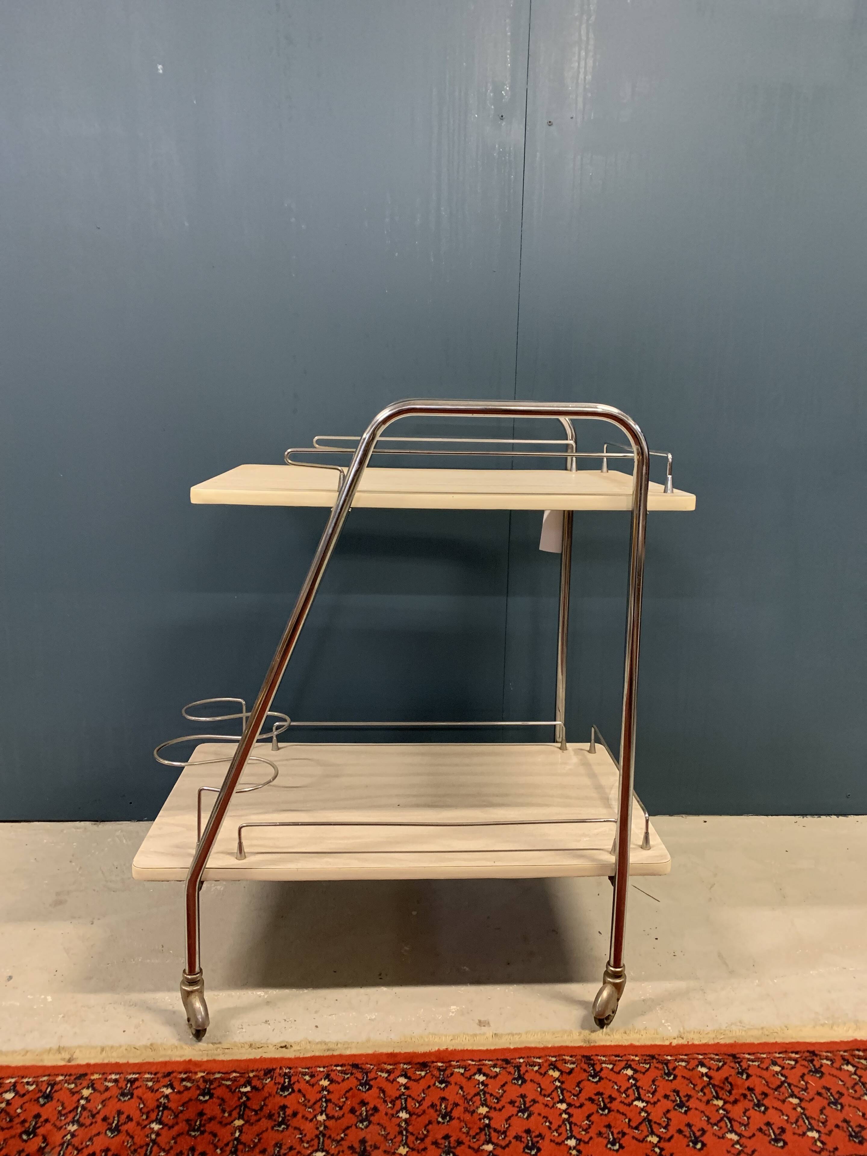 Vintage serving trolley