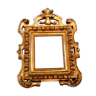 Miniature frame gilded wood