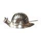 Metal snail butter dish
