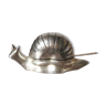 Metal snail butter dish