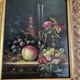oil painting on panel still life