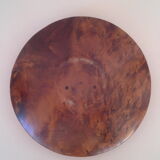 Modernist ashtray in walnut and metal