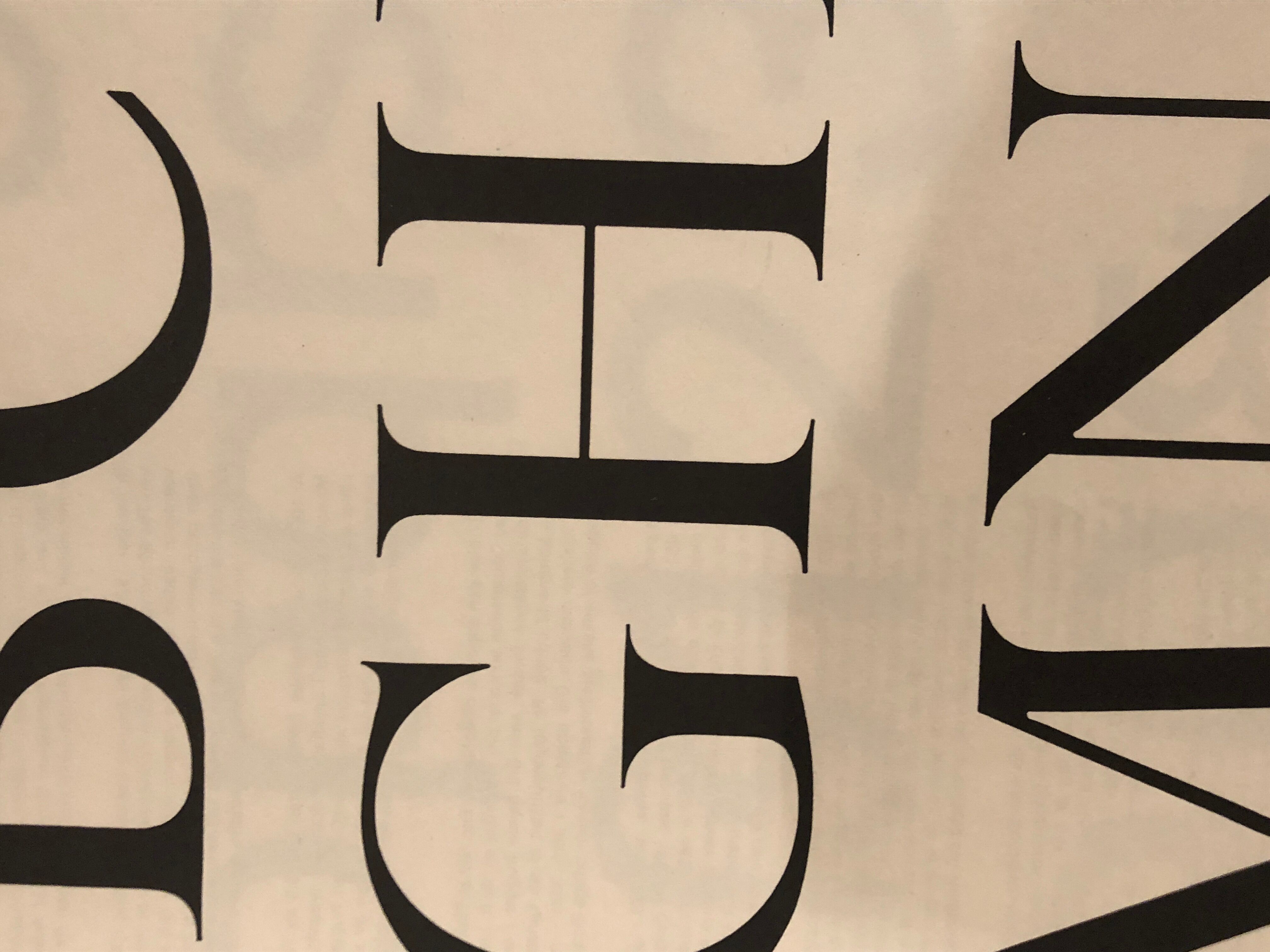 Poster collection typography