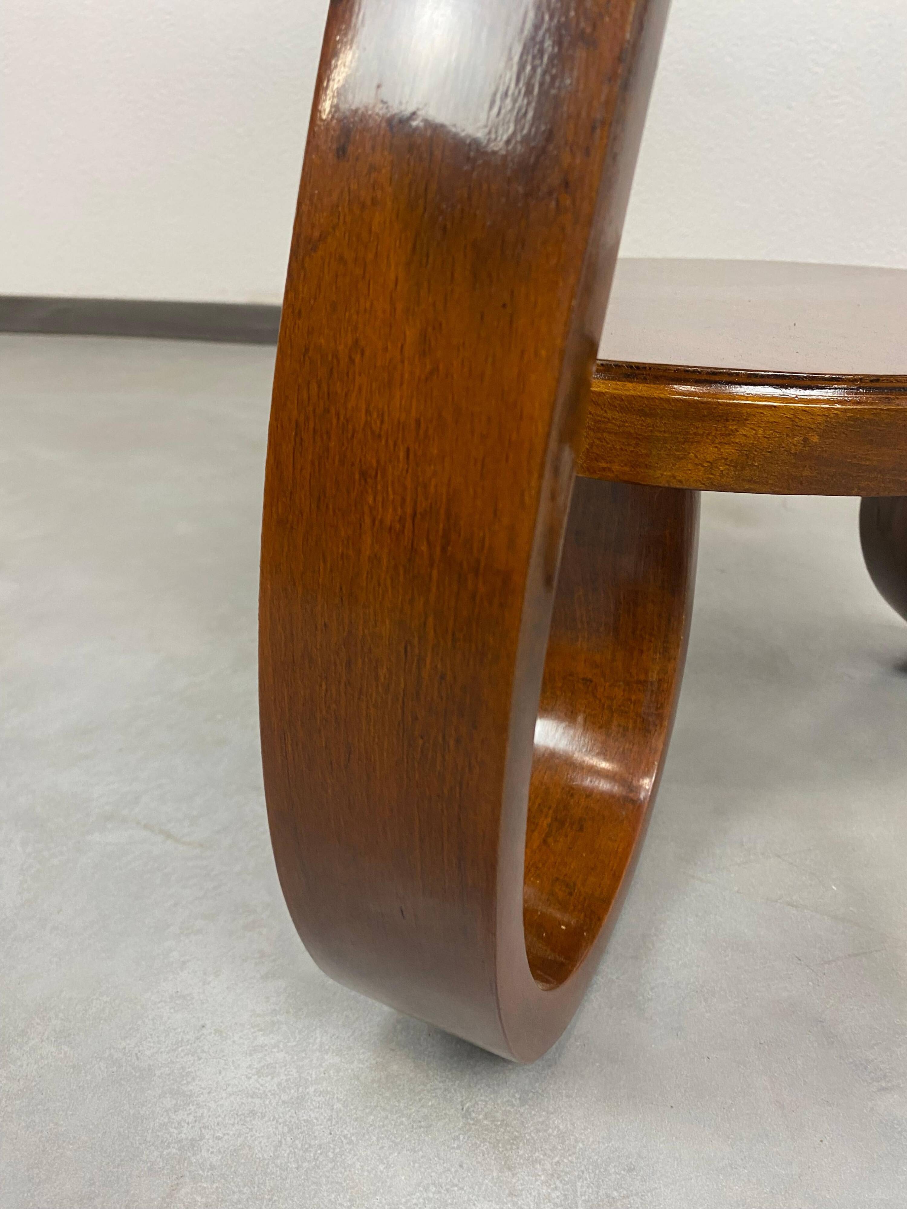 Table basse Tulipe Art déco no.301 par Thonet Debrecen