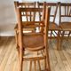 Set of 5 Luterma bistro chairs 50s