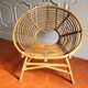 Large rattan armchair from the 70s