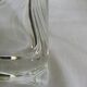 Lampe en cristal Daum France pied forme libre