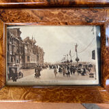 Set of 4 old postcard frames