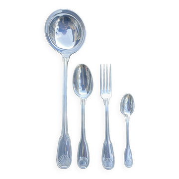 Cutlery set of 37 pieces – Silverware Argental – Silver plated