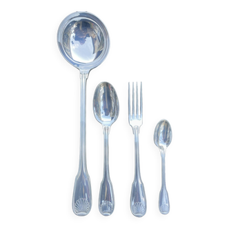 Cutlery set of 37 pieces – Silverware Argental – Silver plated