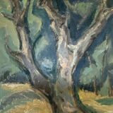 Vintage Oil on Canvas by Swedish artist Anna Munther (1915-2000)