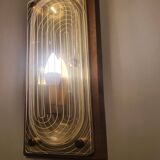 Large vintage wooden wall light