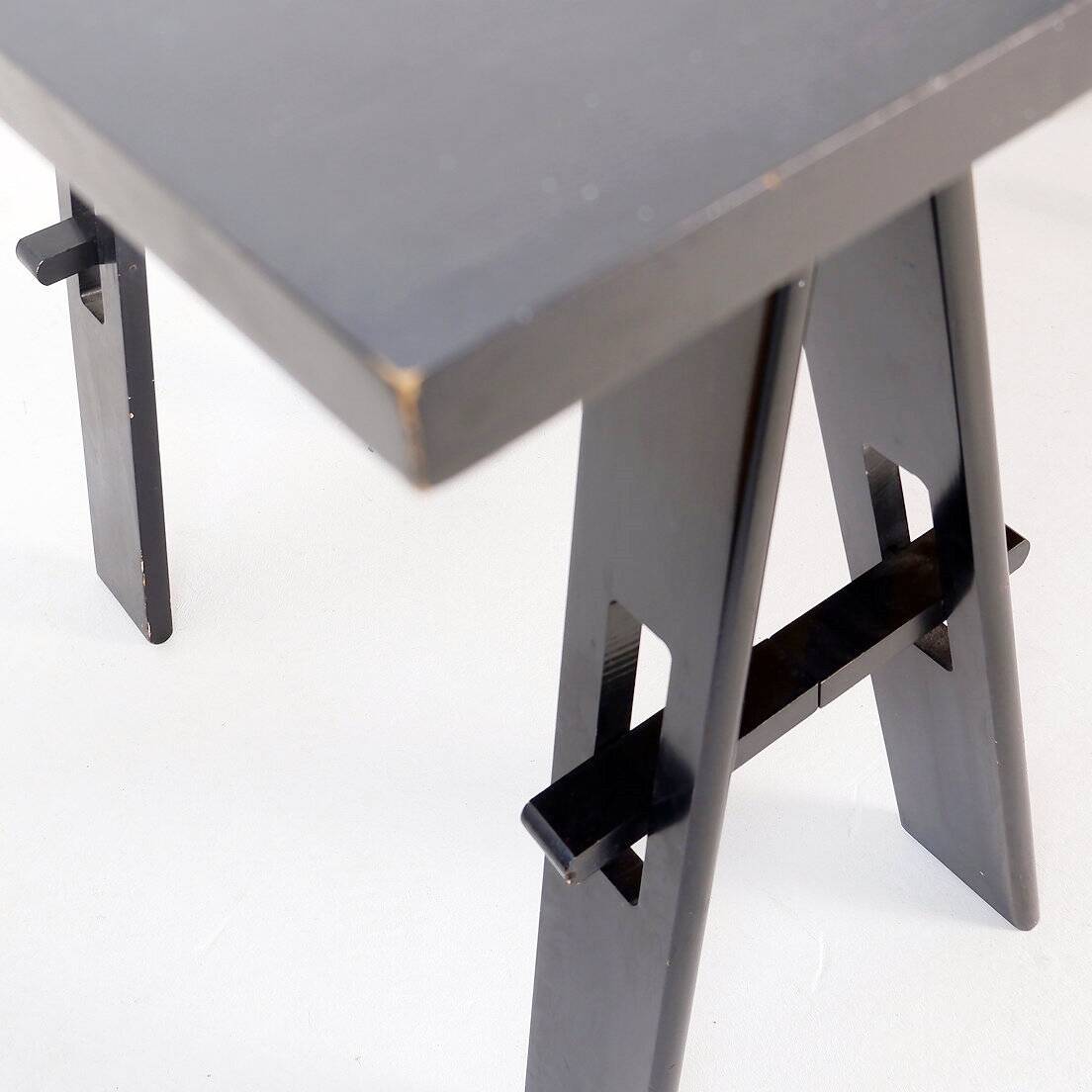 Wooden table by De Pas, D'Urbino, Lomazzi, Acerbis production, 1960s, Italy