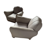 Pair of Club Armchairs