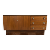 Sideboard brass grips on the drawers 1970s palisander