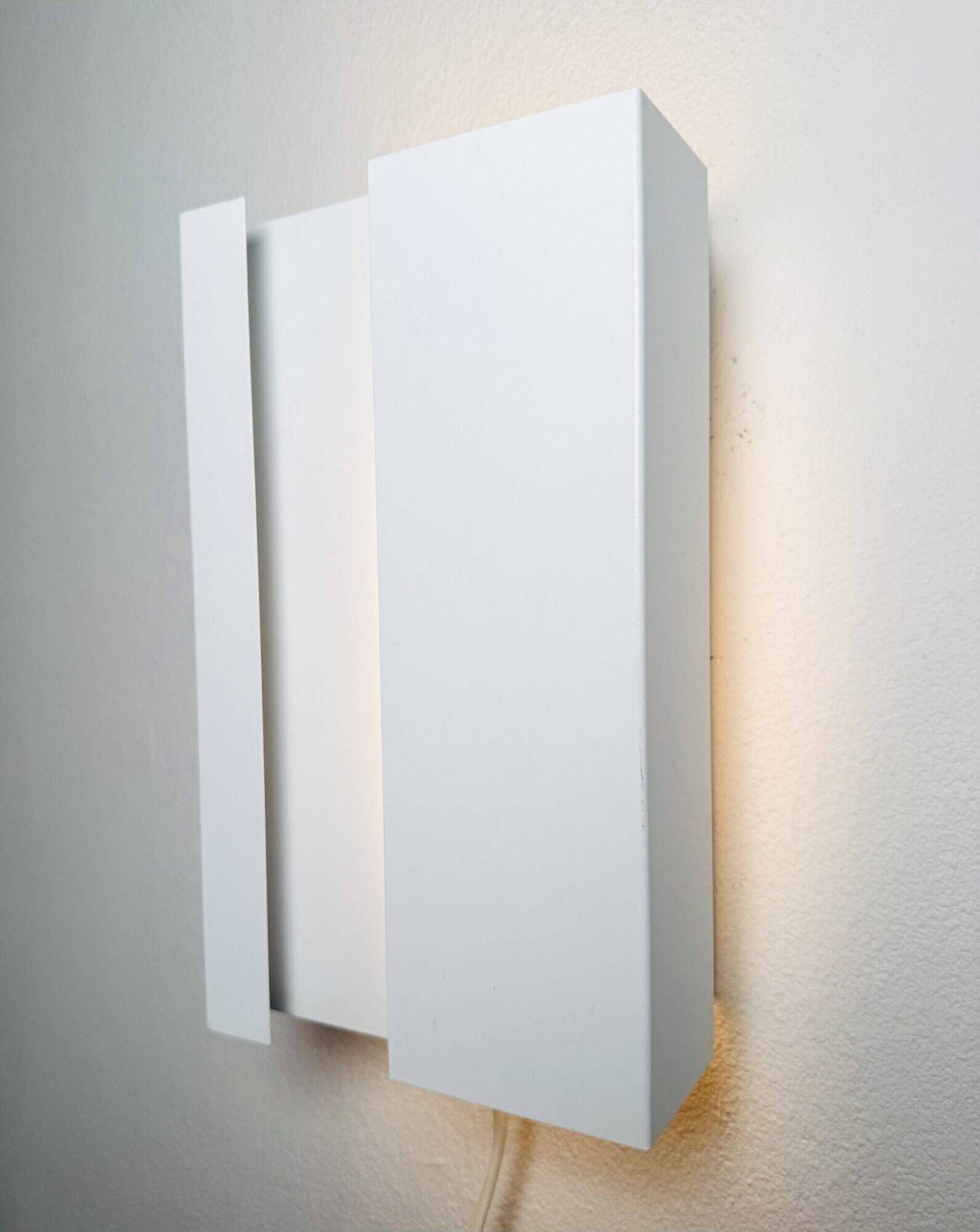 Geometric Rectangular Wall Lamp By J.J.M. Hoogervorst For Anvia Nederland, The Netherlands, 1960S