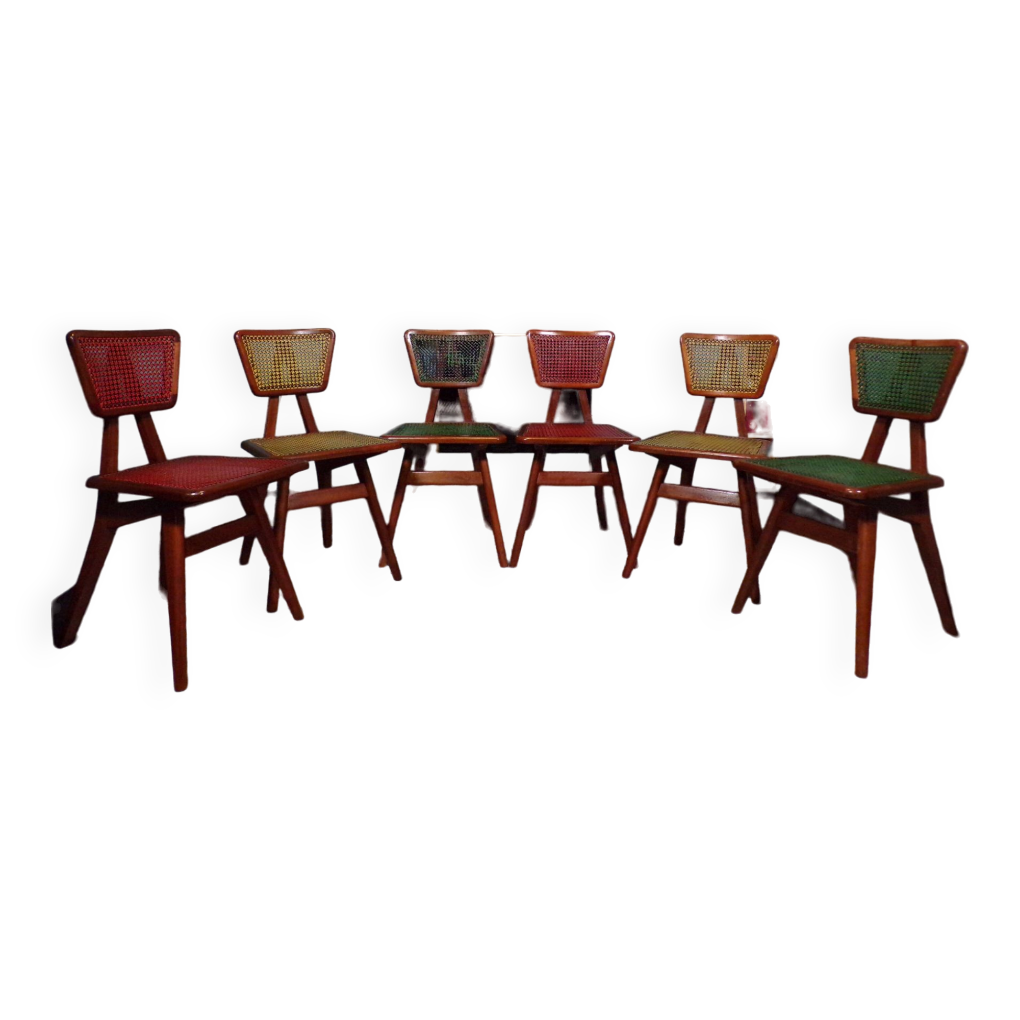 Suite 6 chairs by Pierre Cruège for Roset 1960