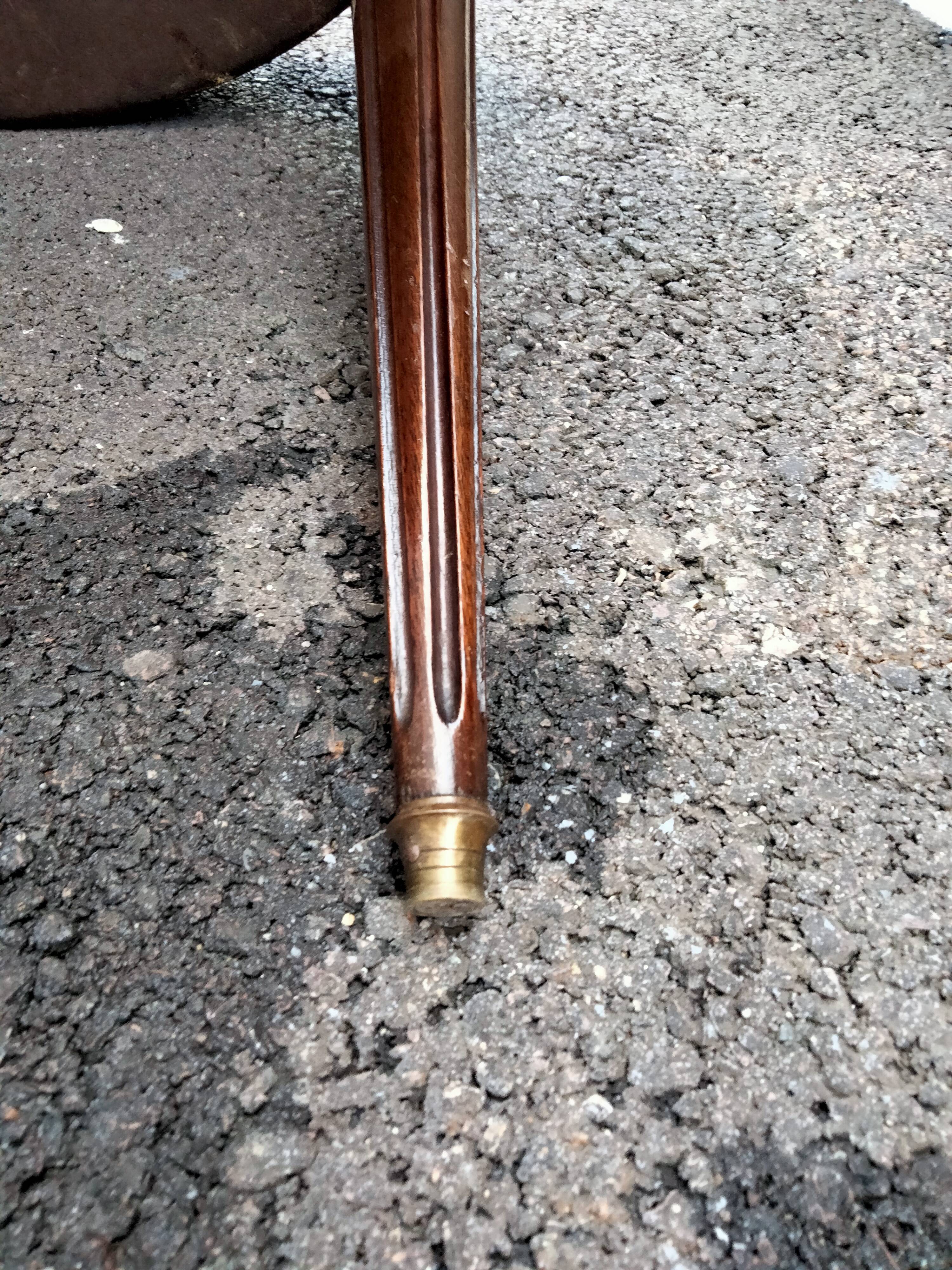 Coffee table hot water bottle marble top louis xvi old style