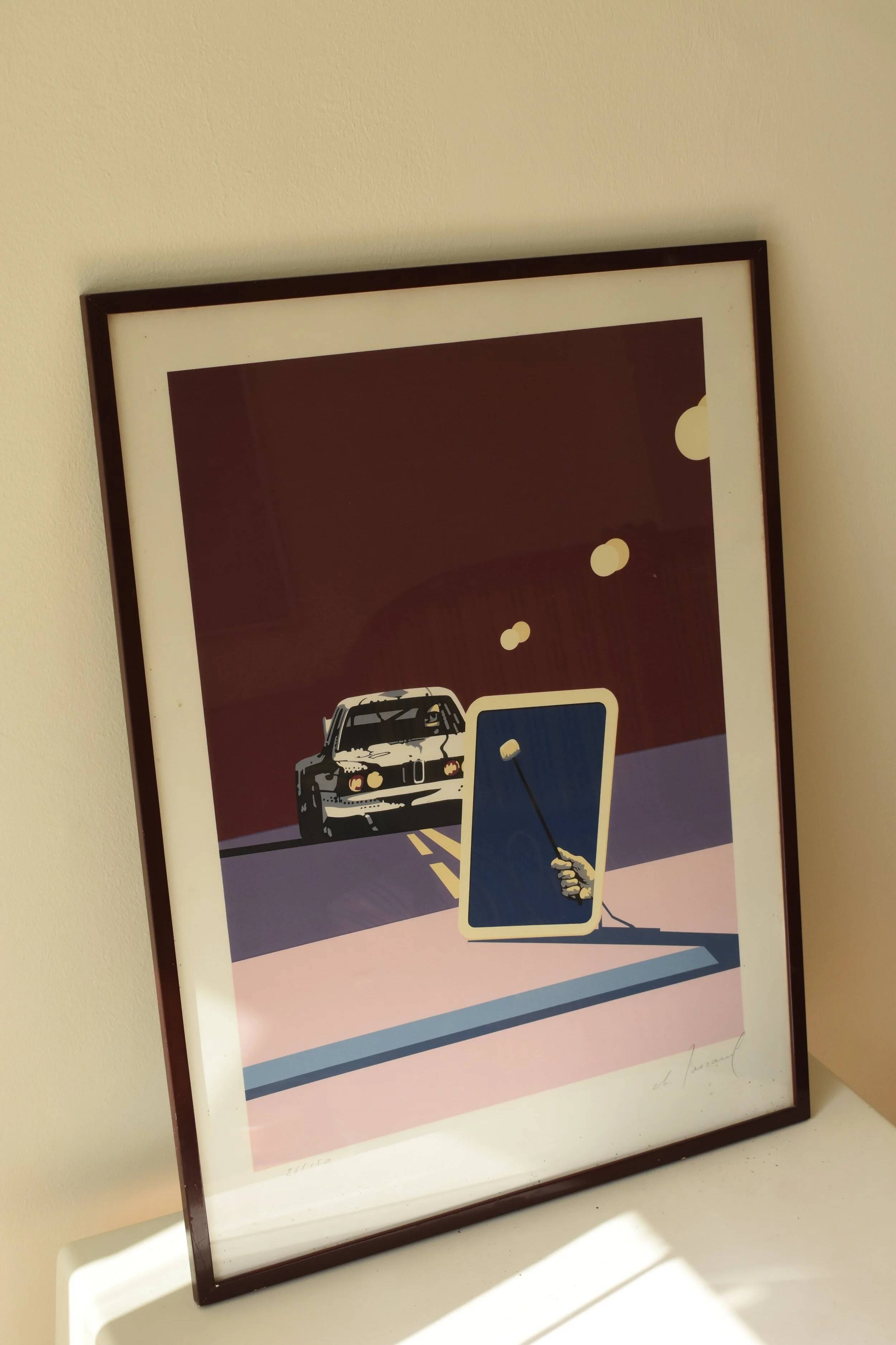 Charles Pascarel The 24 Hours of Le Mans Lithograph