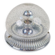 Vintage Ceiling Lamp in Chrome and Glass from Hillebrand Lighting, 1960s