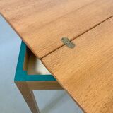 Dining table by Borge Mogensen in oak & teak