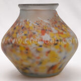Murano vase with inclusions