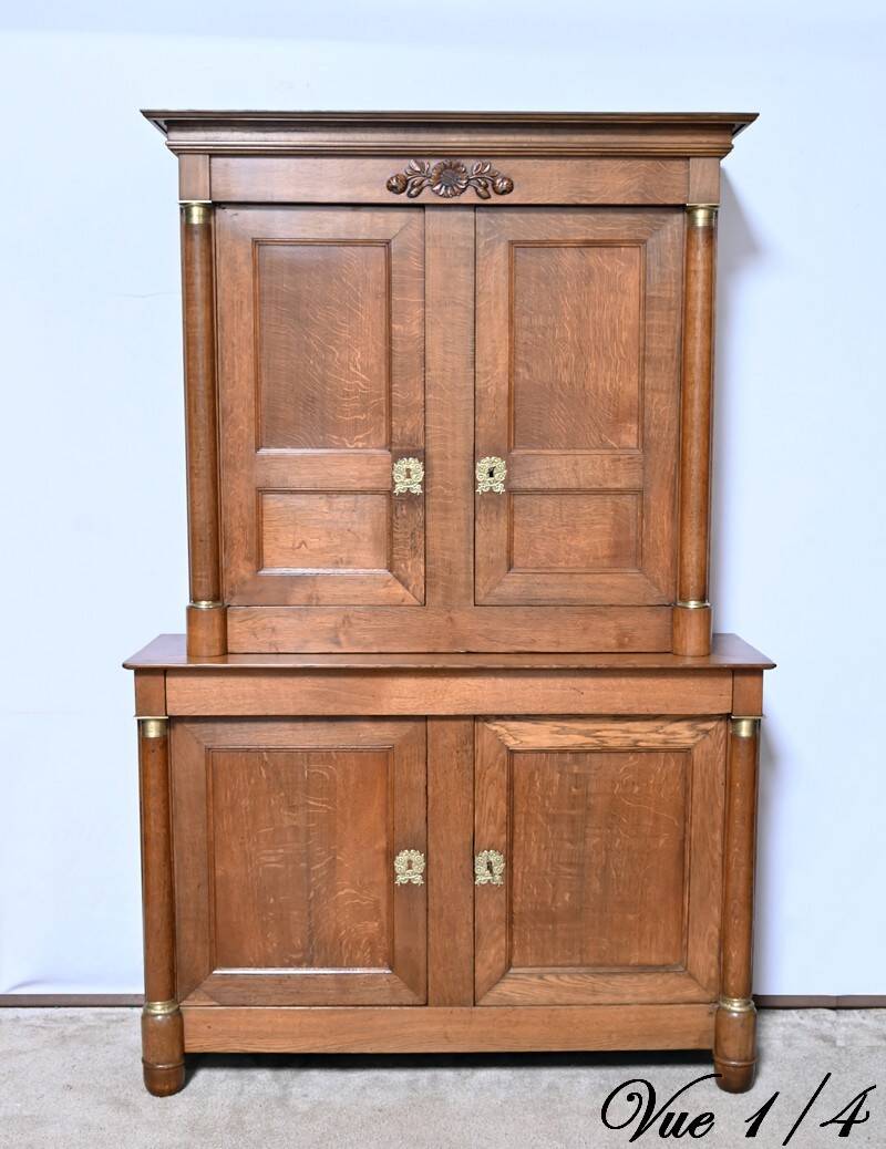 Empire Oak Two-Body Buffet – First Half of the 19th Century