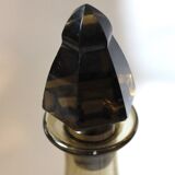 Black smoked glass carafe