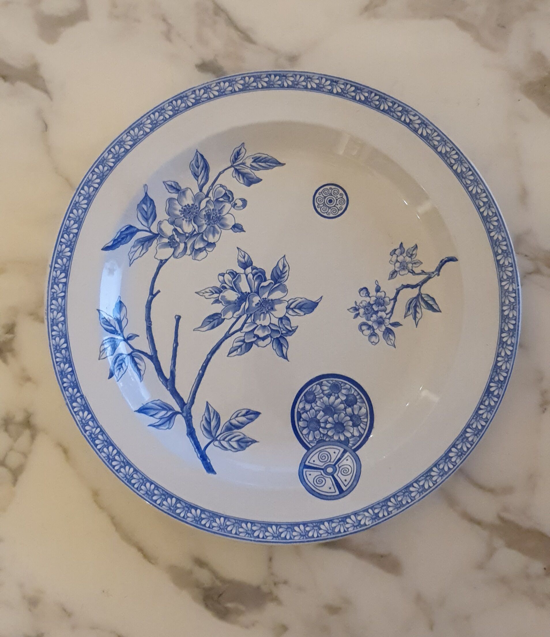 Round dishes Iron Earth