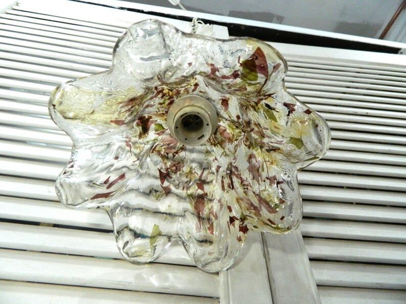 Glass suspension lamp