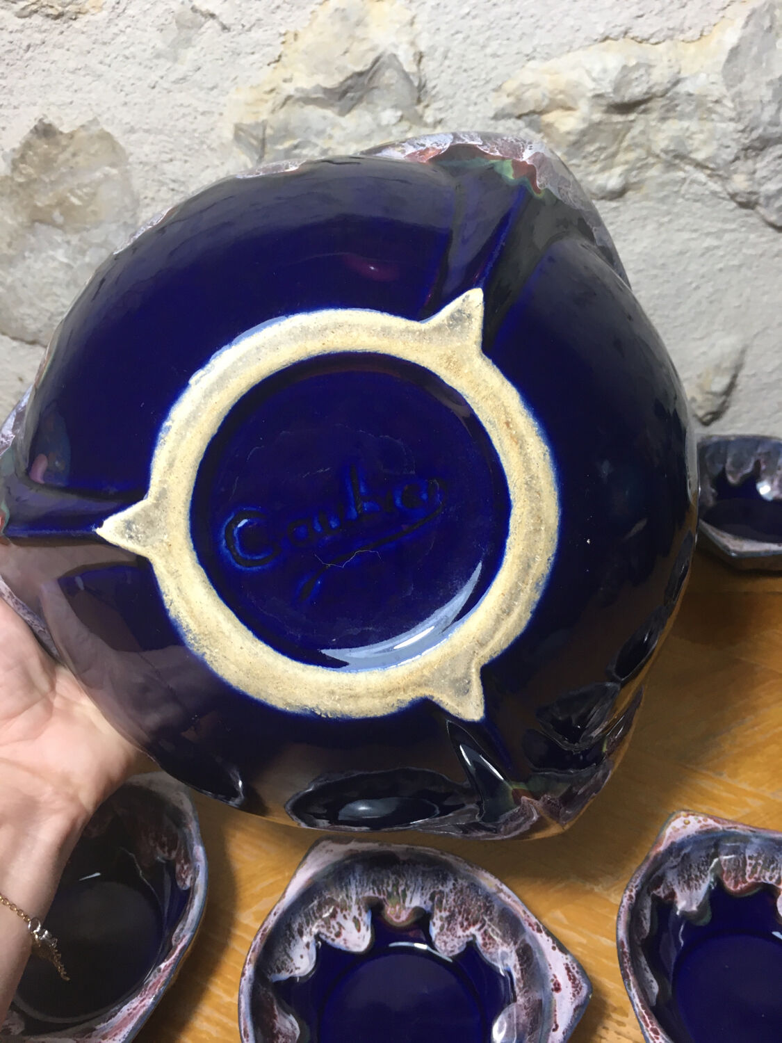 Ceramic set by Gaubier