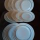 Set of 10 dessert plates Ceranord St Amand