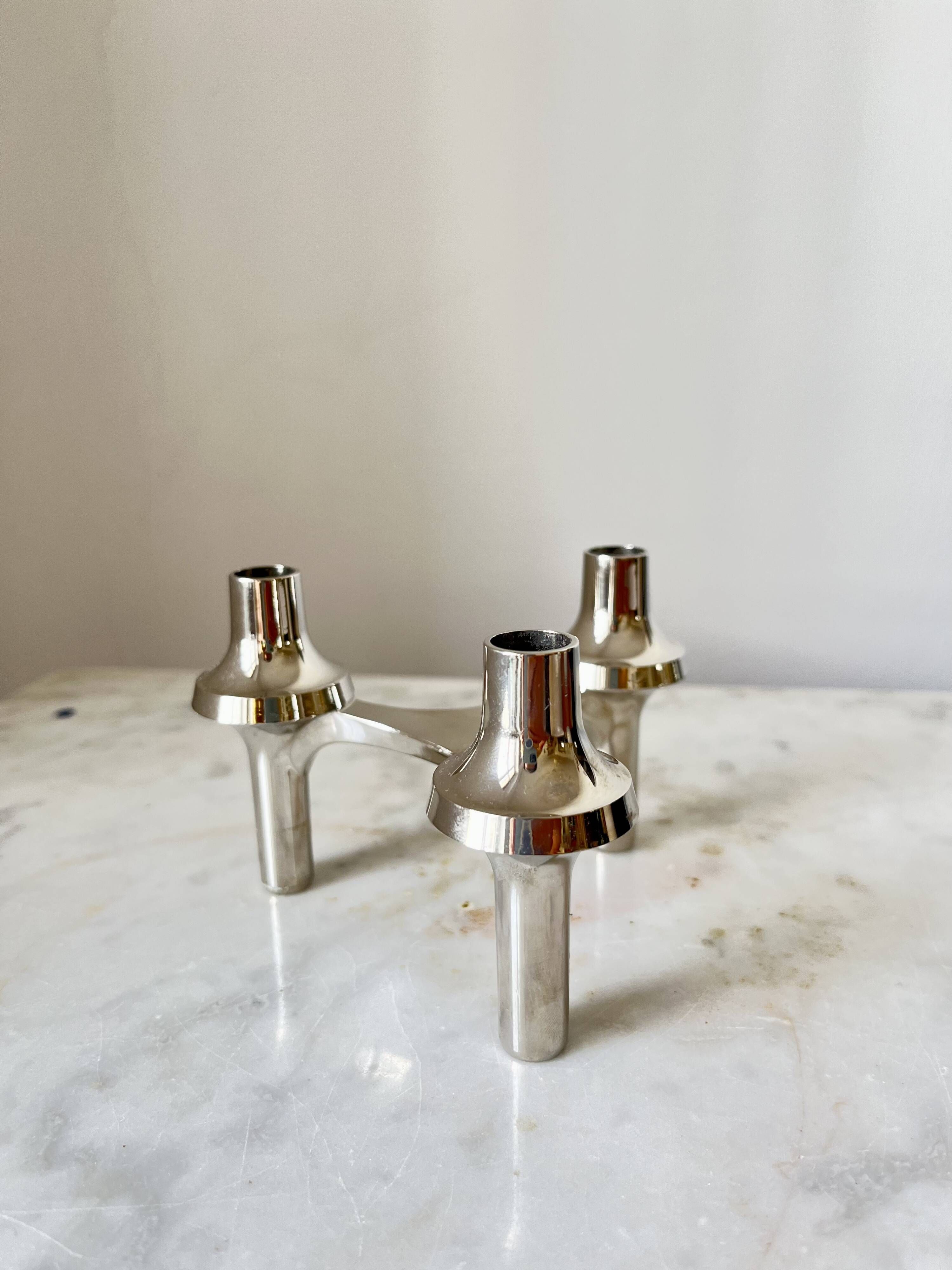 Vintage Stoff Nagel Modular Candle Holder, Iconic German Design, BMF
