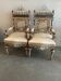 fauteuils syrien en noyer incrusté de nacre