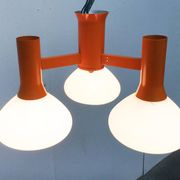 Orange Vintage Space Age Pendant Lamp