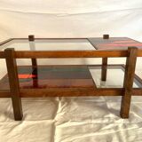 Ceramic and glass coffee table