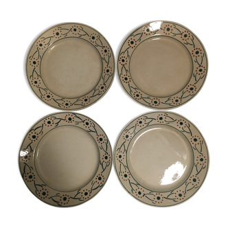 Lunéville dessert plates model Guerande K-G