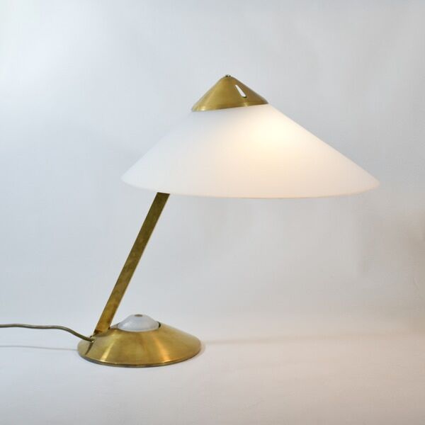 Lampe en laiton design Hello 1960