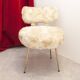Chaise moumoute vintage Pelfran
